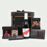 Giftbox chocolate & wine