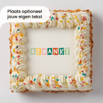 Bedankt taart