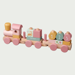 Wooden toy train Pink