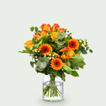 Bouquet orange  flowers medium