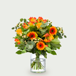 Bouquet orange flowers large