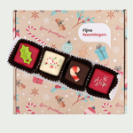 Marsepein petit fours kerst
