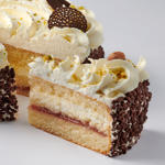 Luxe slagroomtaart rond