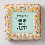 Jaartje wijzer taart