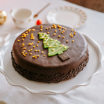 Christmas chocolate cake