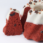 Red velvet kersttulband