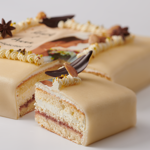 Luxurious marzipan photo cake