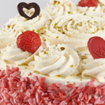 Valentijnstaart rond