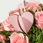 Liefdesboeket Roos roze