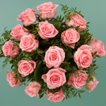 Liefdesboeket Roos roze