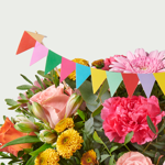 Allée des bouquets d'anniversaire
