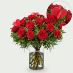 Love bouquet Rose red large