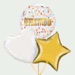 Tros ballonnen Gefeliciteerd!