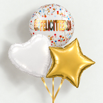 Tros ballonnen Gefeliciteerd!