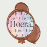 Chocolade ballon Hiep Hiep Hoera