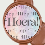 Chocolade ballon Hiep Hiep Hoera