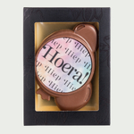 Chocolade ballon Hiep Hiep Hoera