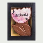 Chocolade bloem Bedankt