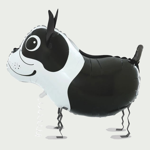 Meeloop ballon hond