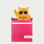 Grote Happy birthday cat