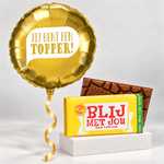 Jij bent een topper met Tony's Chocolonely reep