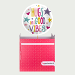 Hugs and good vibes met chocoladereep