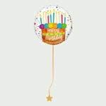 ECO-ballon Happy birthday candles