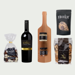 Borrelpakket rode wijn met chocoladekruidnoten