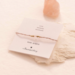 A Beautiful Story rose quartz gold