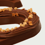 Chocoladeletter S sterren en fudge