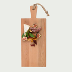 Beukenhout Serveerplank met eigen tekst (49cm)