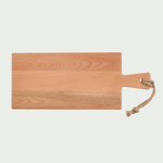 Beukenhout Serveerplank met eigen tekst (49cm)