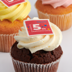 Luxurious photo cupcakes
