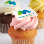 Luxurious mini photo cupcakes