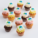 Luxurious mini photo cupcakes