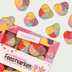 Snoeppakket Gefeliciteerd feestvarken