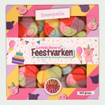 Snoeppakket Gefeliciteerd feestvarken