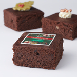 Kerst logo brownies