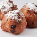 Verse oliebollen met krenten