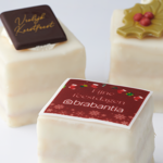 Kerst logo petit fours