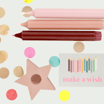 Duurzame kaarsenset met confetti