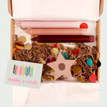 Duurzame kaarsenset met confetti