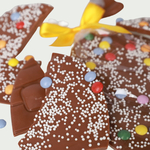 Chocolade paasei confetti