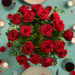 Bouquet de Saint-Valentin Roos rouge