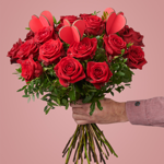 Bouquet de Saint-Valentin Roos rouge