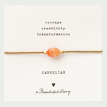 A Beautiful Story Carnelian armband