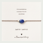 A Beautiful Story Lapis Lazuli armband