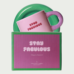 Stay fabulous mok met schotel