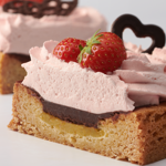 Liefdes aardbei-chocoladeslof