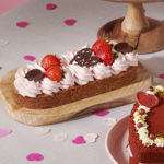 Liefdes aardbei-chocoladeslof
